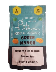 KDC Organic Green Mango CBD 22% 6gr