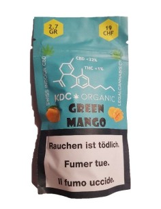 KDC Organic Green Mango CBD 22% 2.7gr