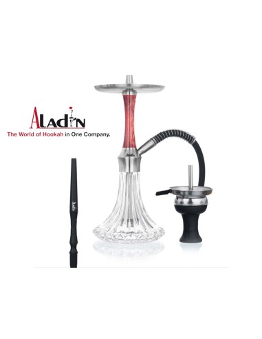 Aladin Shisha Epox Ruby Red 2 Pattern 36cm Aladin Shisha Epox Ruby Red 2 Pattern 36cm