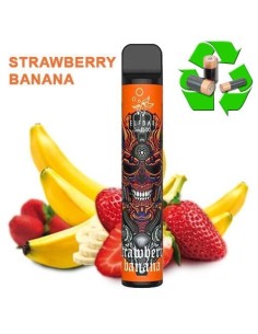 Elf Bar 1500 LUX Strawberry Banana Sel de Nicotine 20mg/ml 
