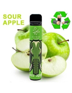Elf Bar 1500 LUX Sour Apple Sel de Nicotine 20mg/ml 