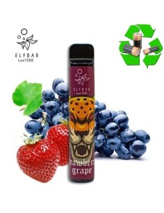 Elf Bar 1500 LUX Strawberry Grape Sel de Nicotine 20mg/ml 