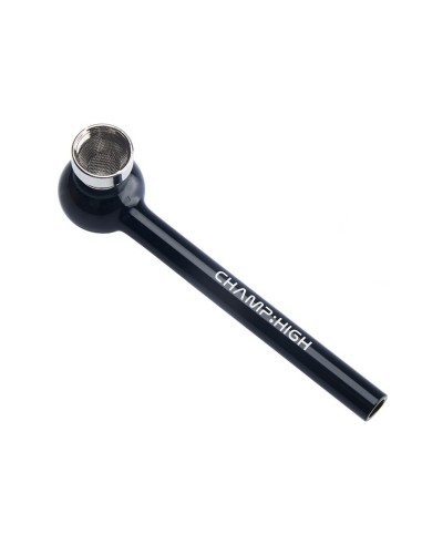 Pipe en Verre Champ High Pool Noire 12cm Pipe en Verre Champ High Pool Noire 12cm