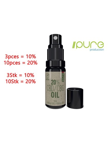 Huile CBD/CBG Pure 20% 10ml Huile CBD/CBG Pure 20% 10ml